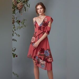 KEEPSAKE the Label Asymmetrical Night Lights Dress SZ large